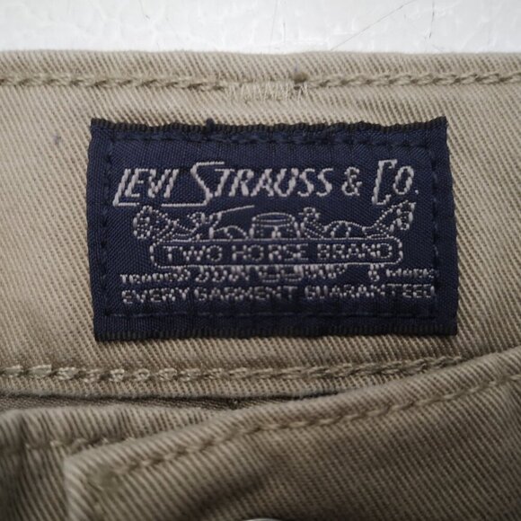 Levi's Men's Size 30/32 Slim Straight Beige Cotton Blend Casual Pants - Picture 3 of 14